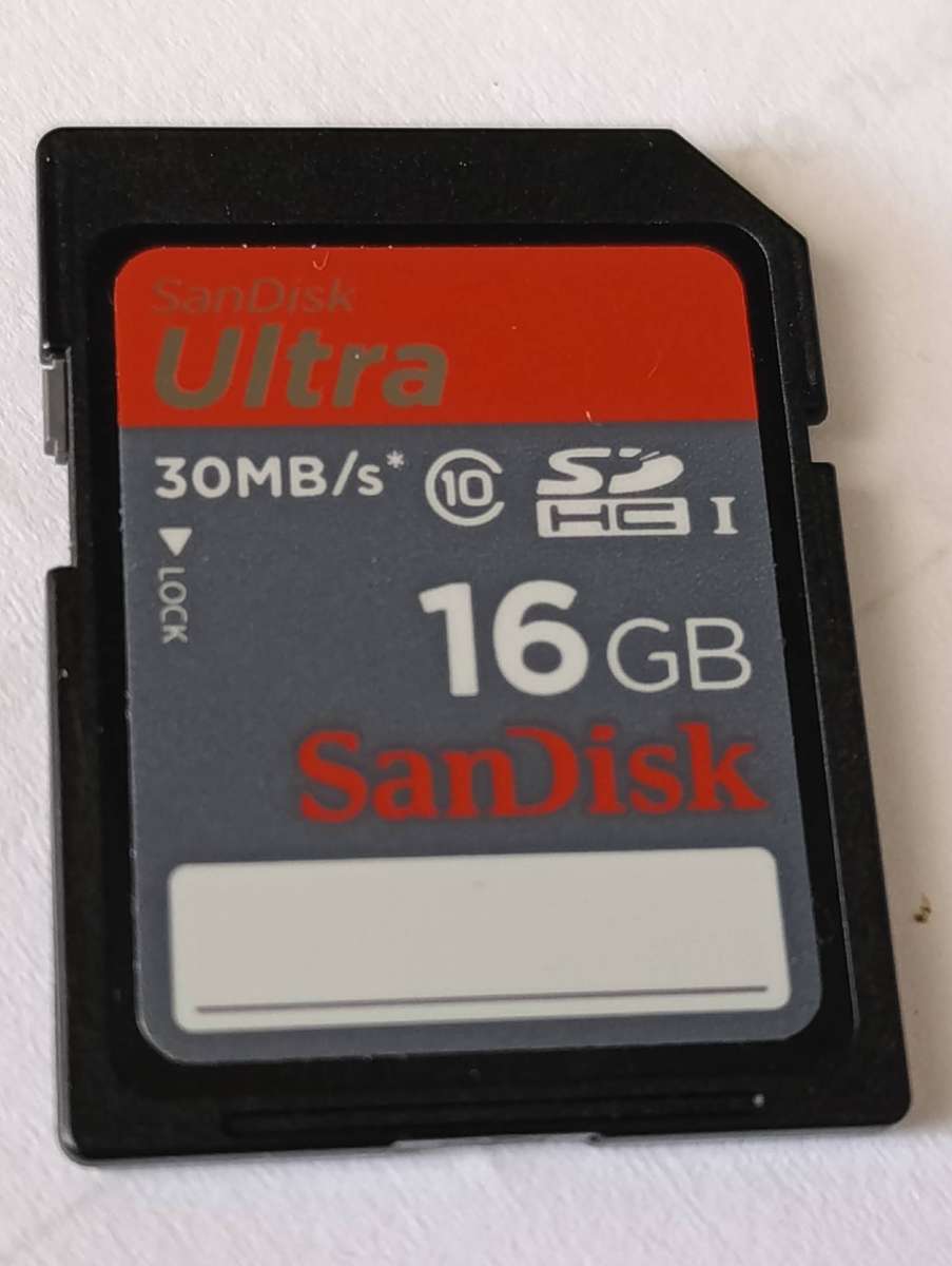 SanDisk Ultra 15mb/s 16GB SDHC