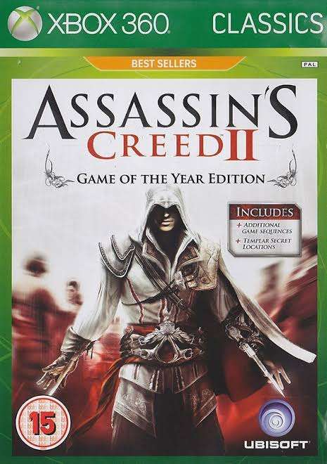 Xbox 360 Assassin's Creed 2 Game of The Year Edition - Needs cleaning