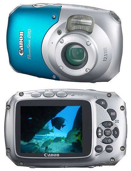 Canon PowerShot D10 - 12.1MP - 3x Zoom - Waterproof Digital Camera