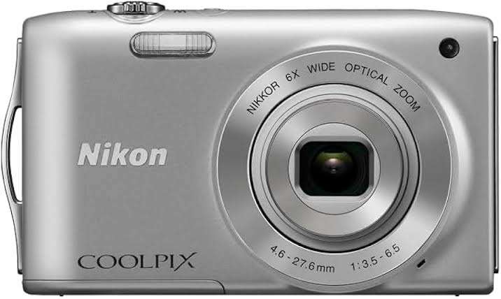 Nikon Coolpix S3200 - 16MP - 6x Zoom - Digital Camera