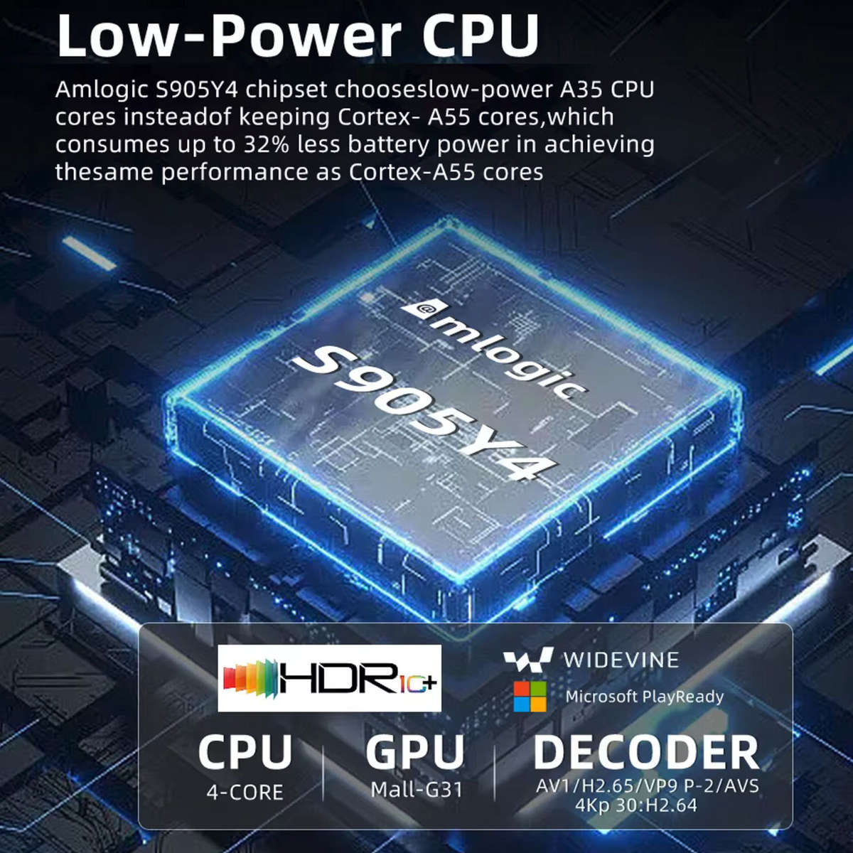 ULive GD1 TV Box, 4K,  Netflix, DSTV, Disney, Showmax, Google Certified