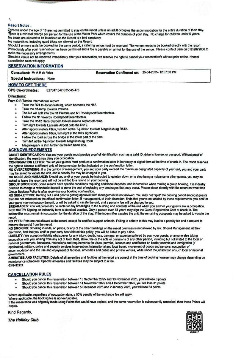 Magalies Park R560 Skeerpoort Road, Brits, North West 26/12/25-02/01/26