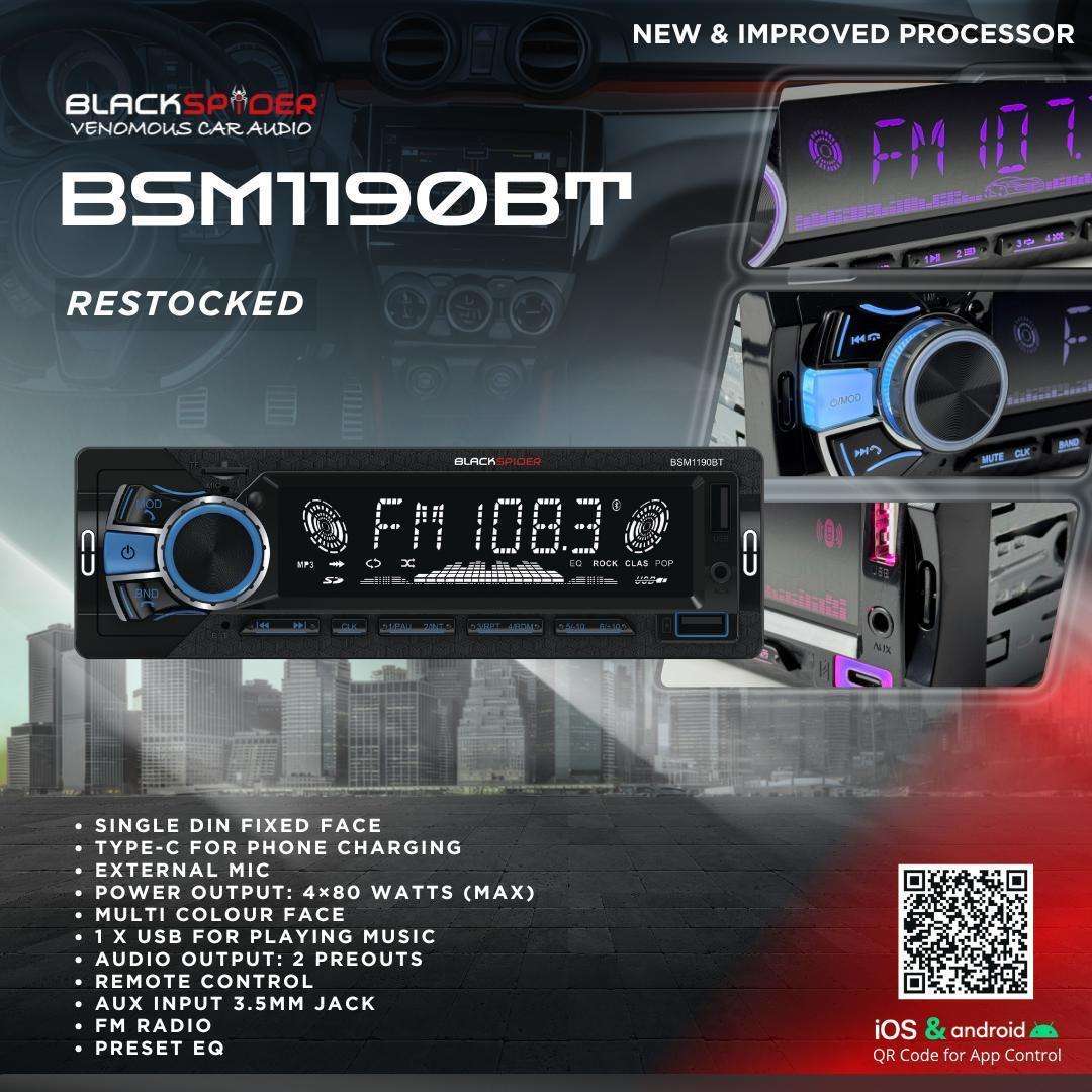 Blackspider BSM1190BT Media Player with Bluetooth