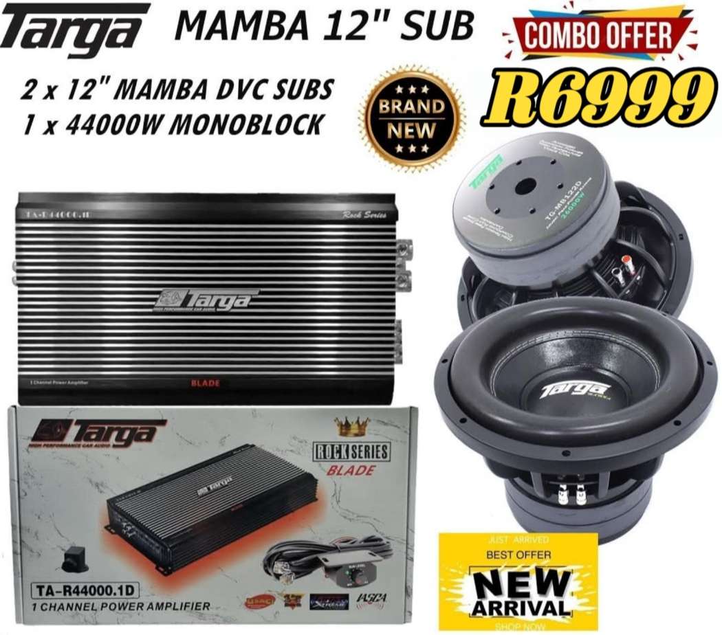 Targa Mamba: Bass That Bites! Car Sound Combo