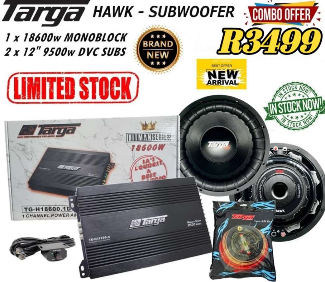 Targa Hawk Combo: Double Bass, Maximum Impact