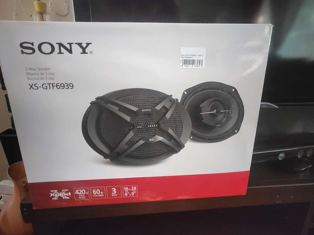 Unleash Your Car's Audio Potential with the Sony XS-GTF6939 6 by 9 speekers
