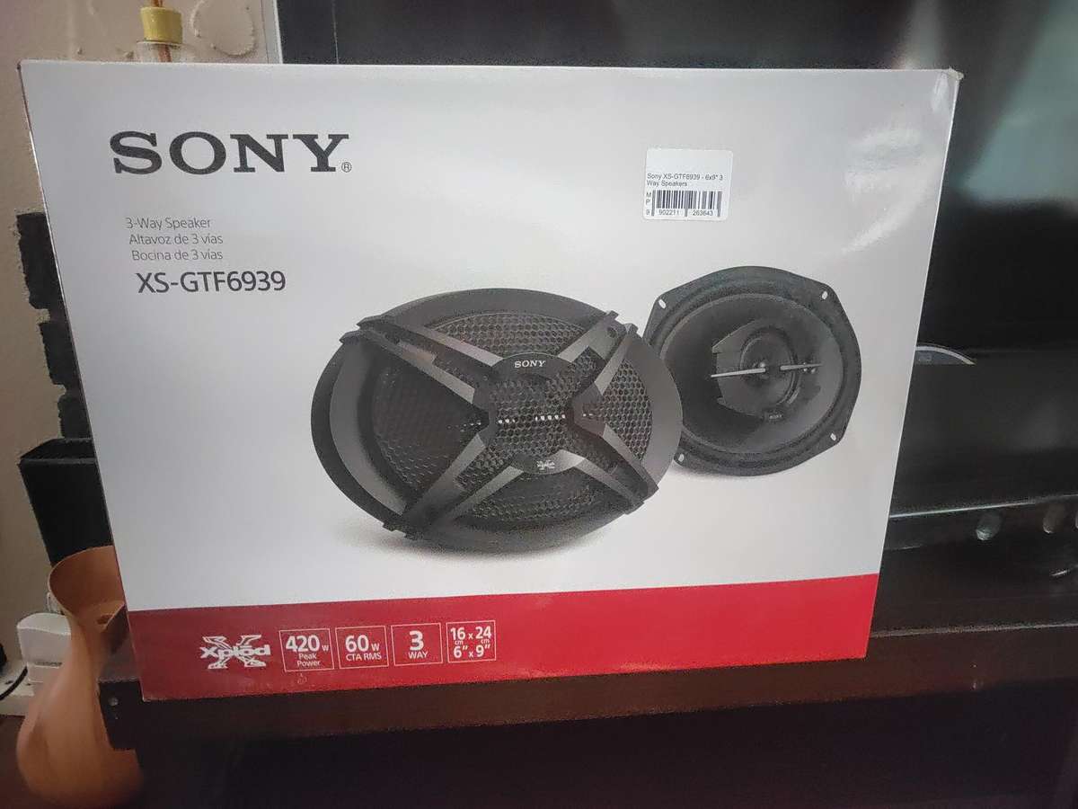 Unleash Your Car's Audio Potential with the Sony XS-GTF6939 6 by 9 speekers