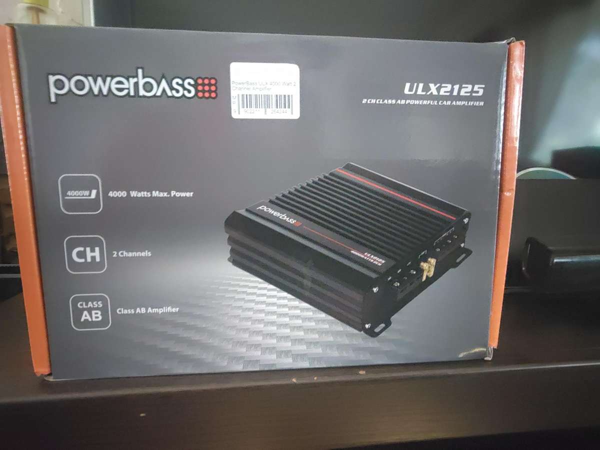 PowerBass ULX 4000 Watt 2 Channel Amplifier with Bass Controller
