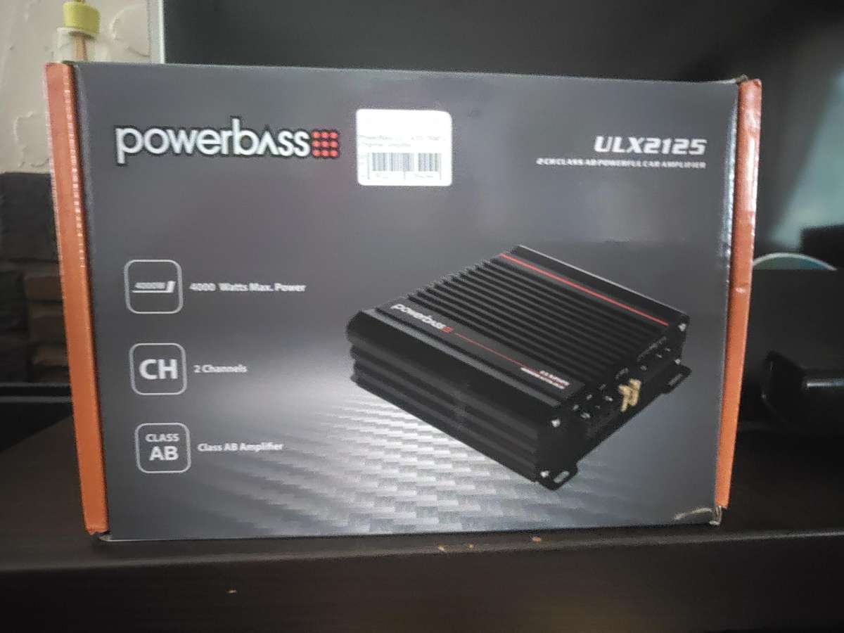 PowerBass ULX 4000 Watt 2 Channel Amplifier with Bass Controller