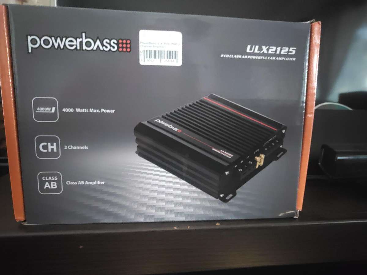 PowerBass ULX 4000 Watt 2 Channel Amplifier with Bass Controller