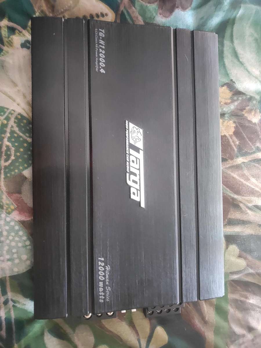 Targa 12,000w 4ch amplifier