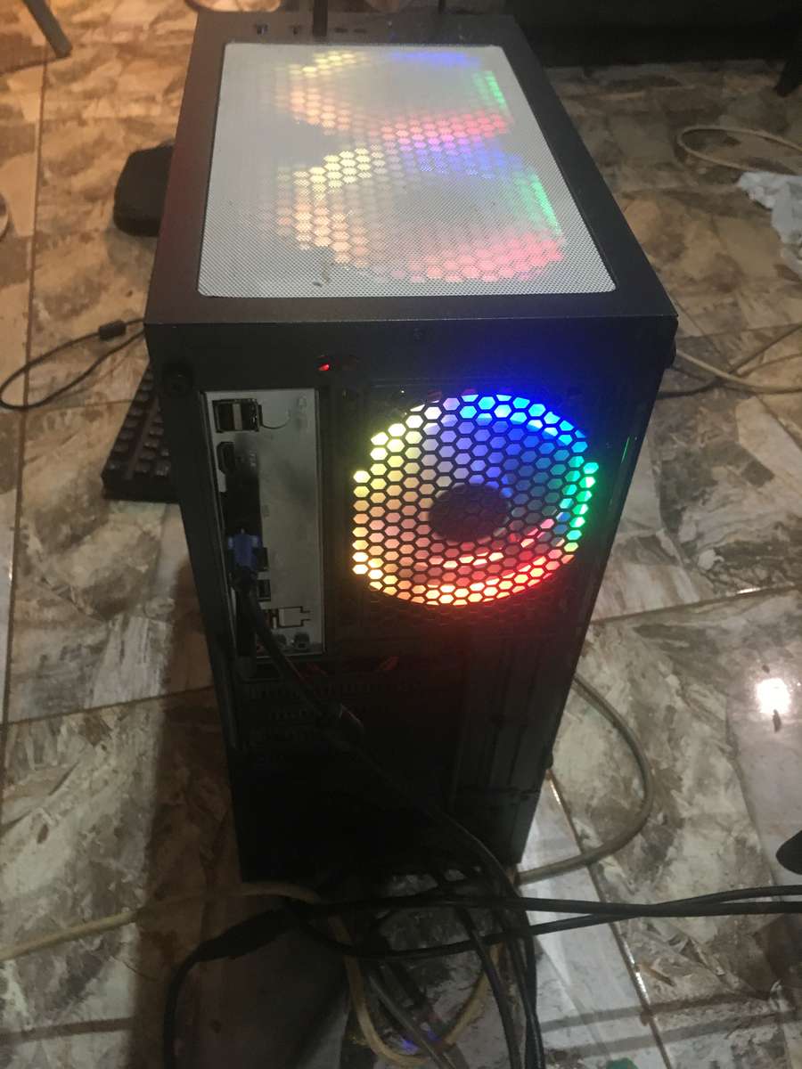 ARMAGGEDDON TRON HOLO -5 ATX GAMING CASE - BLACK CHASSIS