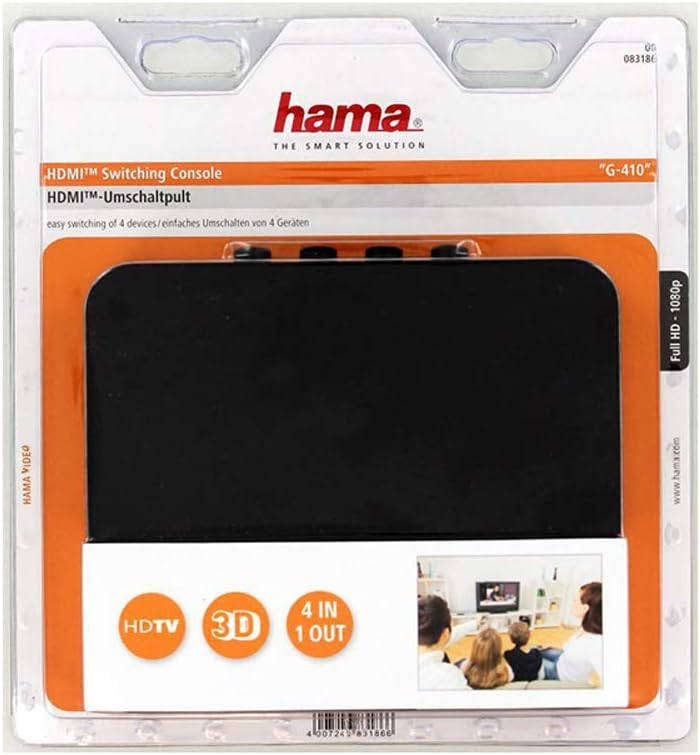 Hama G-410 HDMI Switch Console, 4 Port