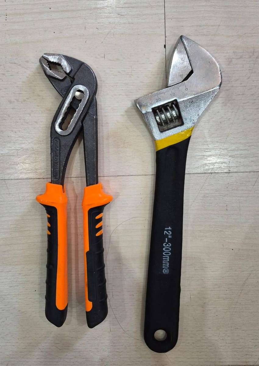 Water Pump Plier - 250mm & 300mm Adjustable Wrench