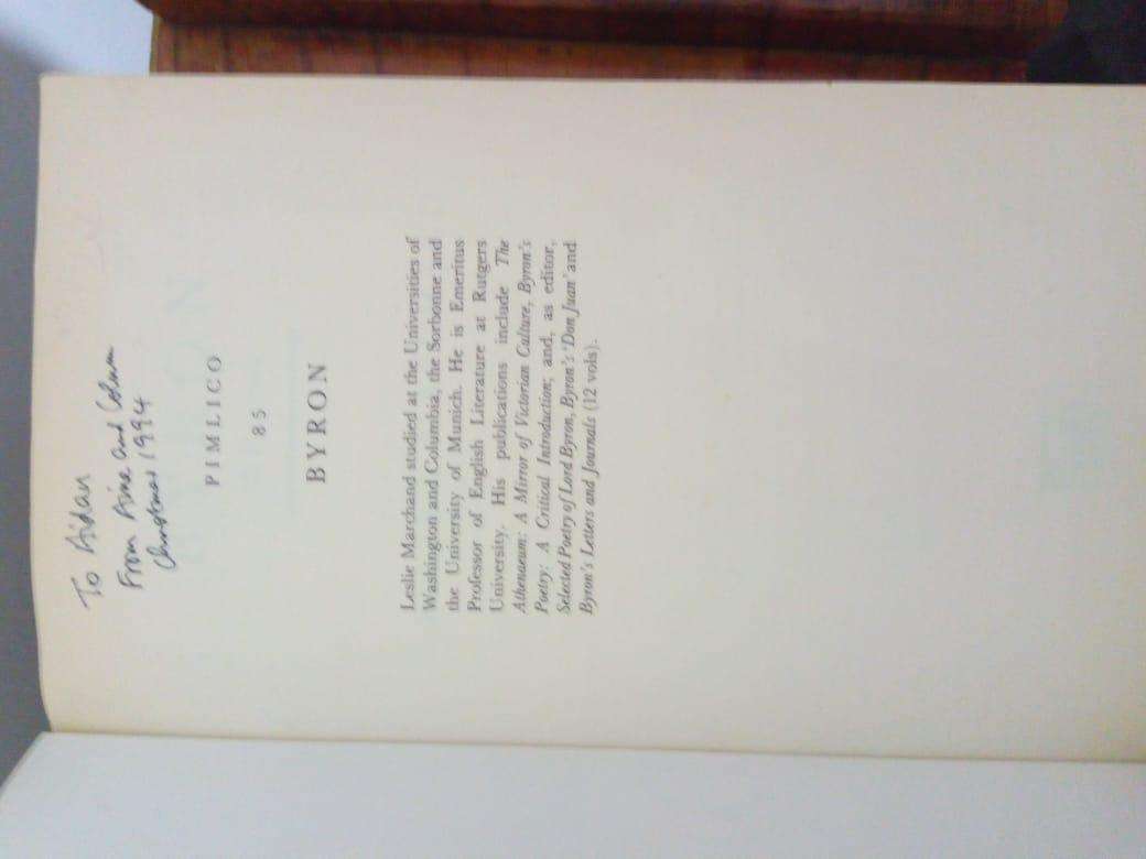 BYRON: A Portrait - Leslie A. Marchand