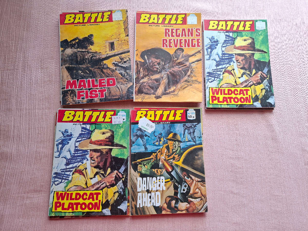 Battle Picture Library books x 11