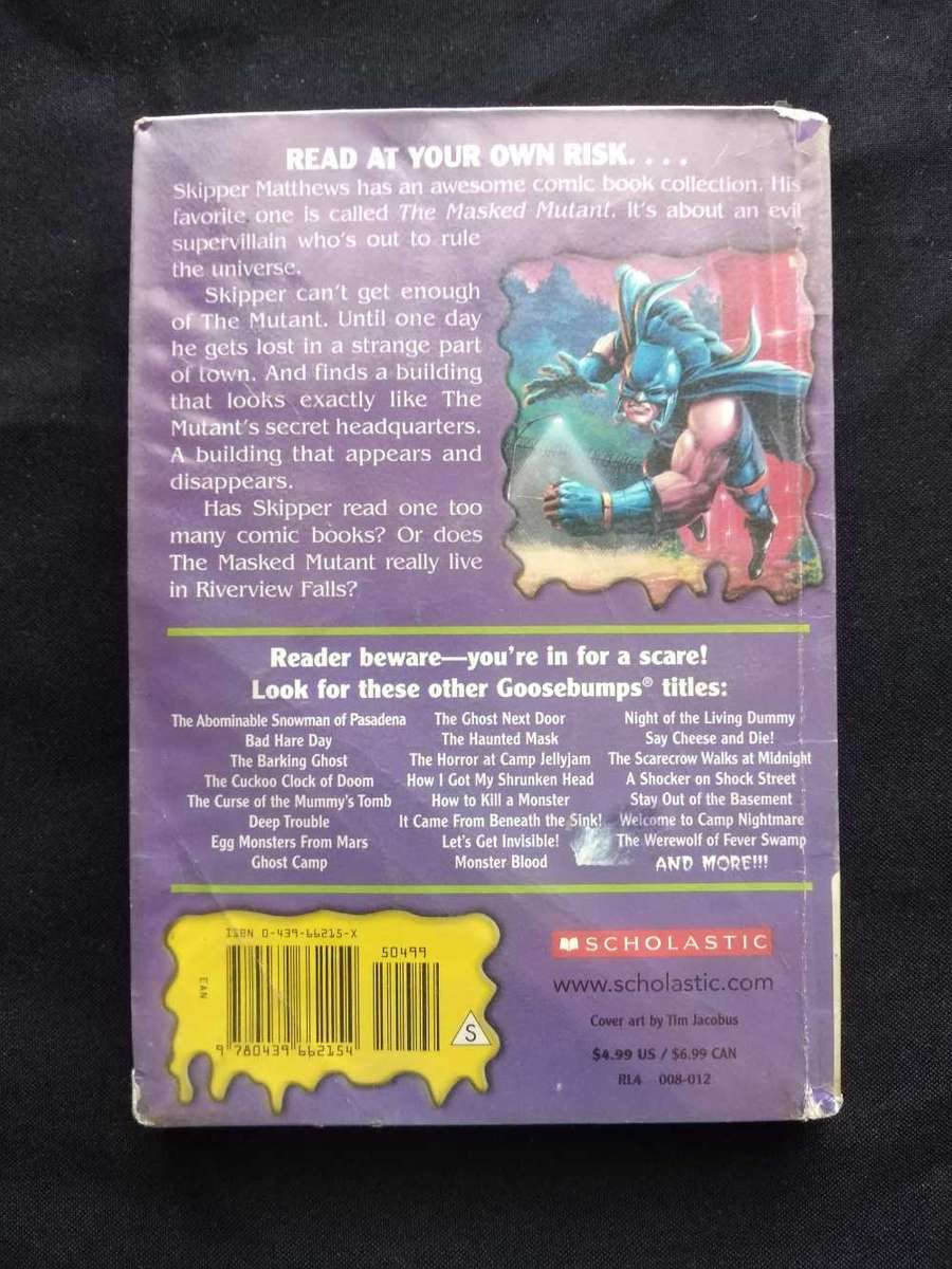 R. L. Stine Goosebumps Attack of The Mutant