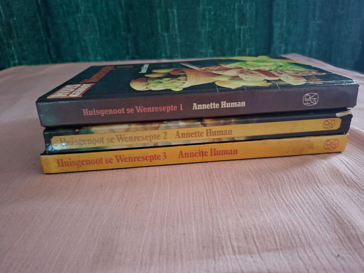 Annette Human Huisgenoot Wenresepte 1, 2 & 3