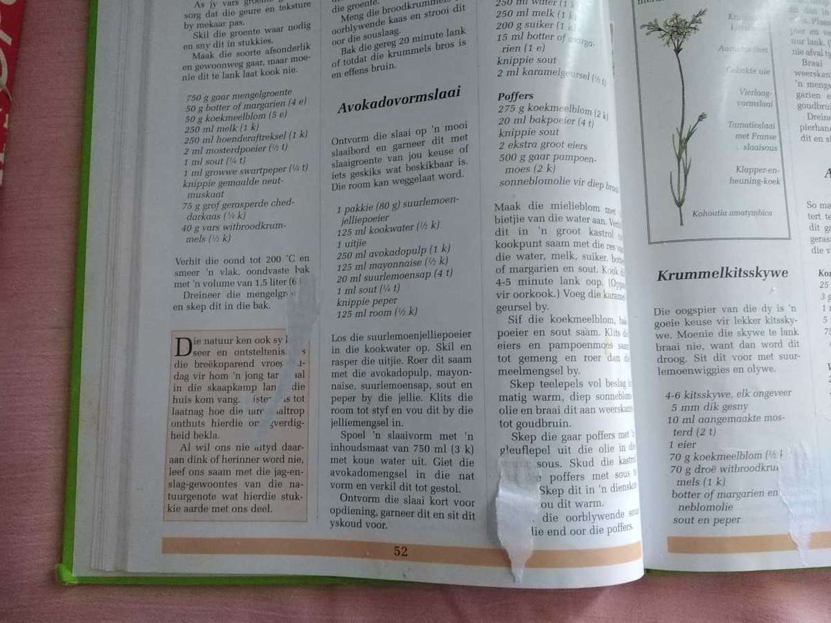 Annette Human Spyskaarte vir elke seisoen