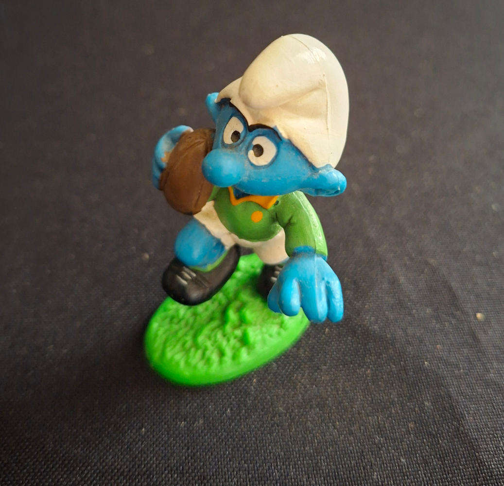 Vintage Smurf Springbok Rugby smurf