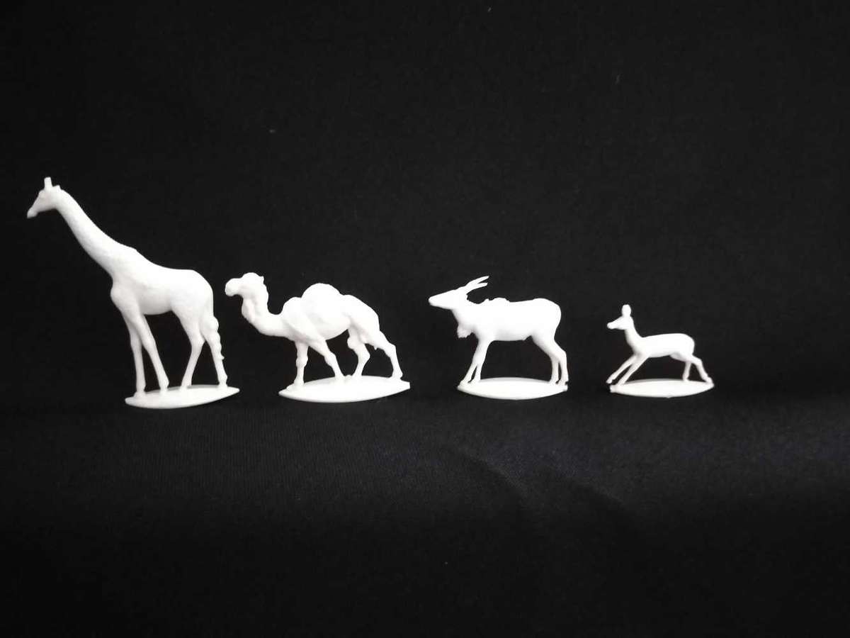 11 African Animals Hard Plastic