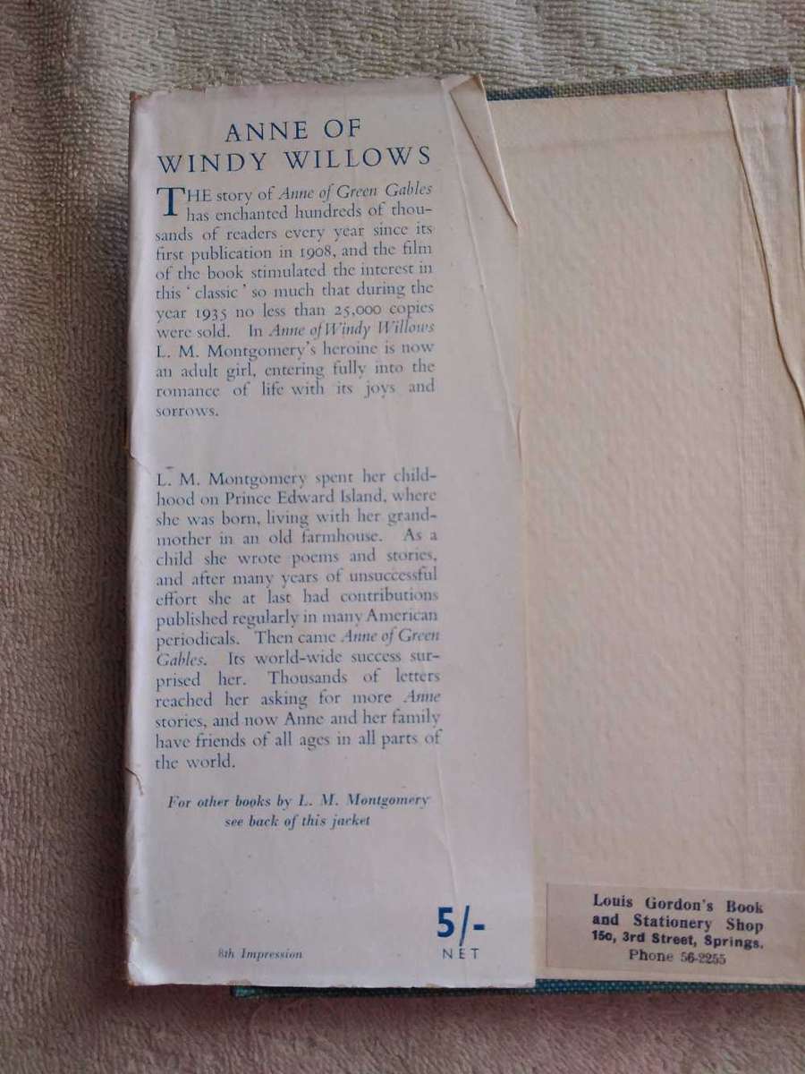 L. M. Montgomery Anne of Windy Willows