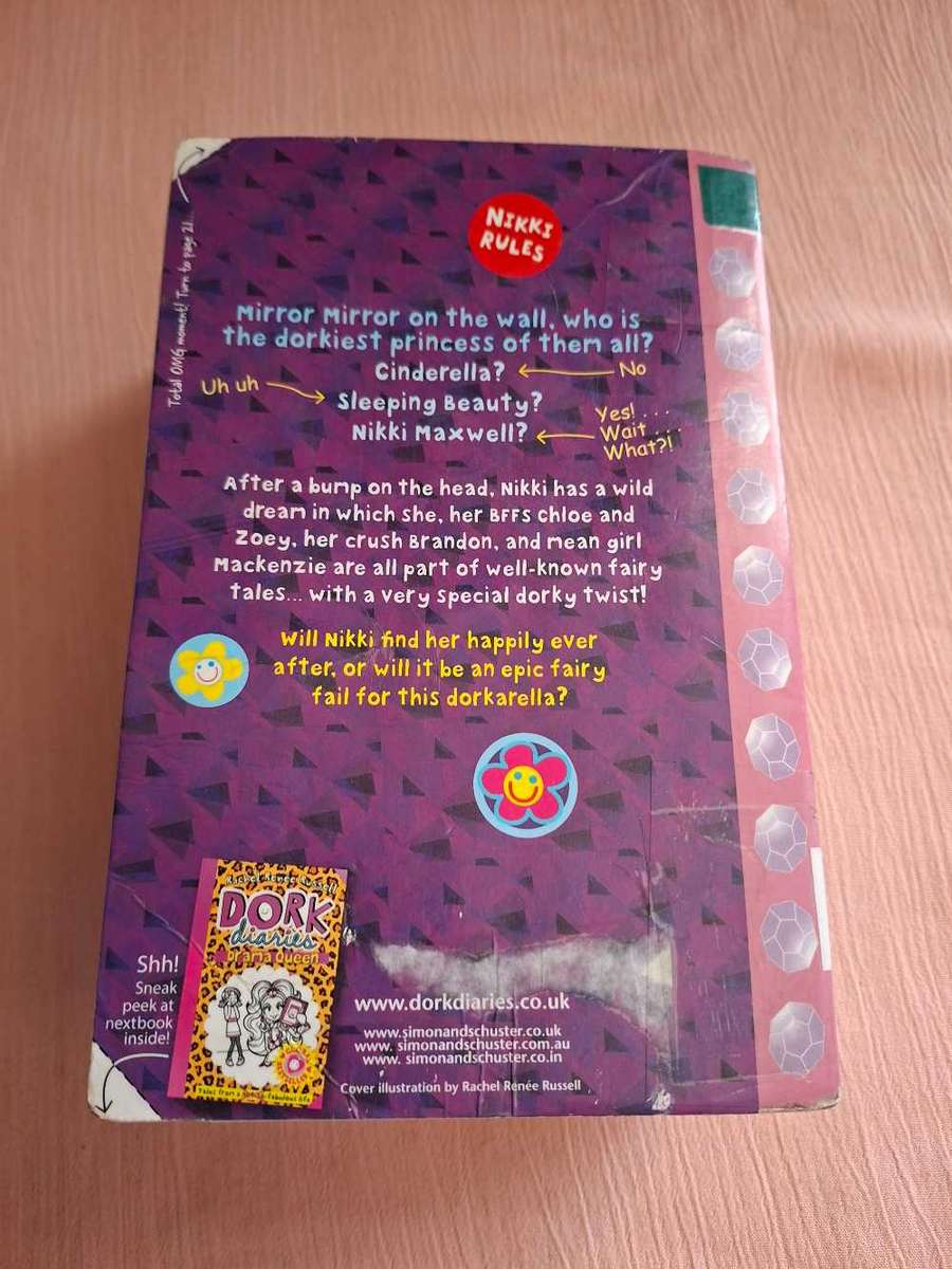 Rachel Renée Russell Dork Diaries Dear Dork, Skating Sensation and Once upon a Dork