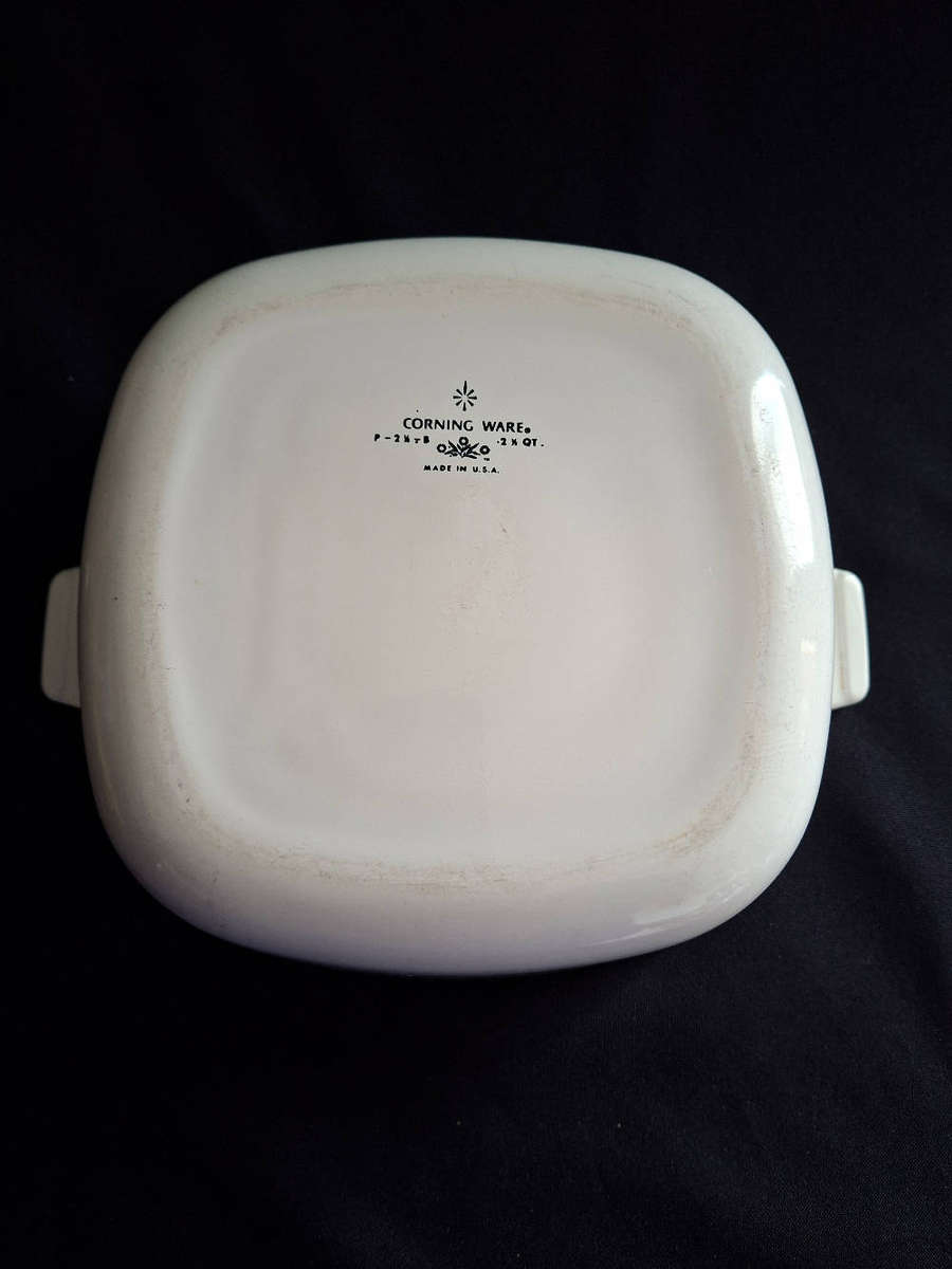 Corning Ware Casserole Dish Blue Cornflower