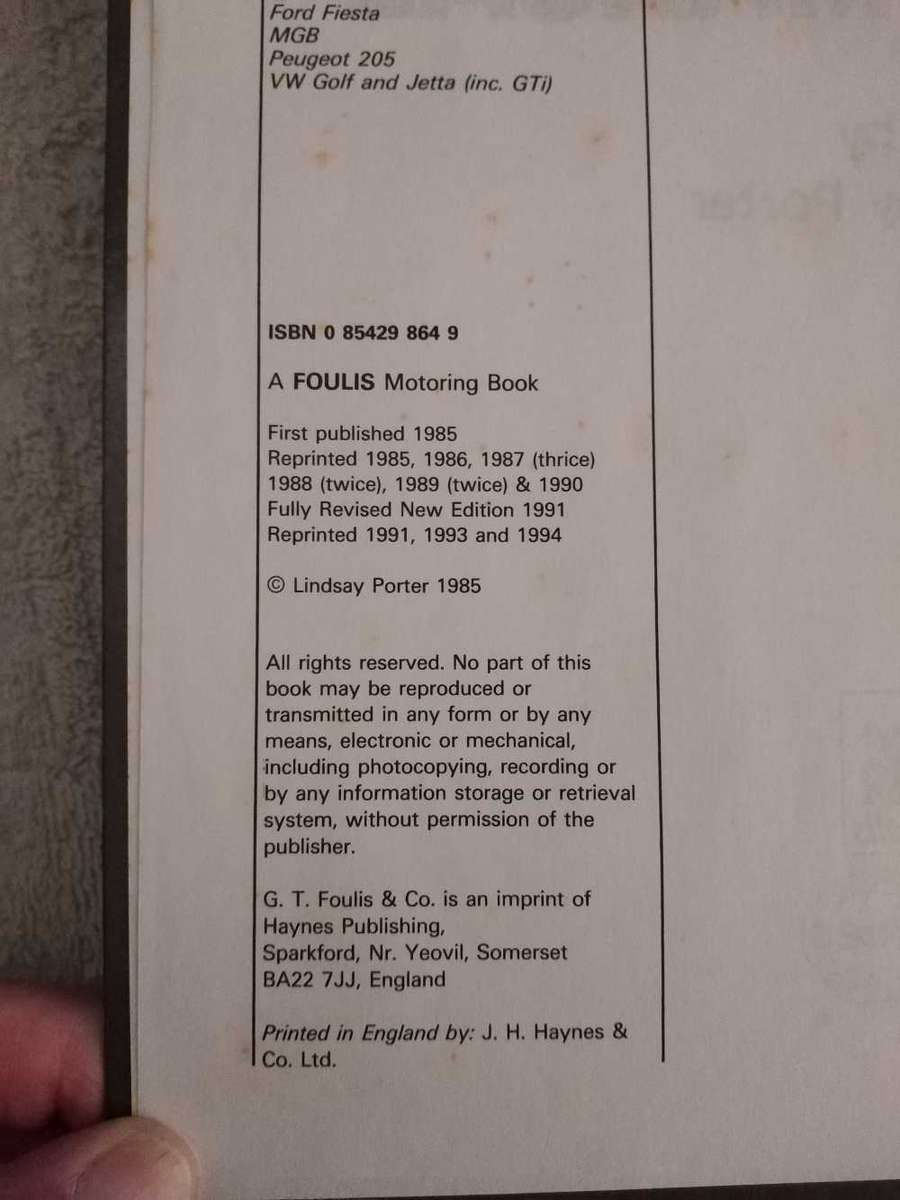 Haynes The Car Bodywork Repair Manual