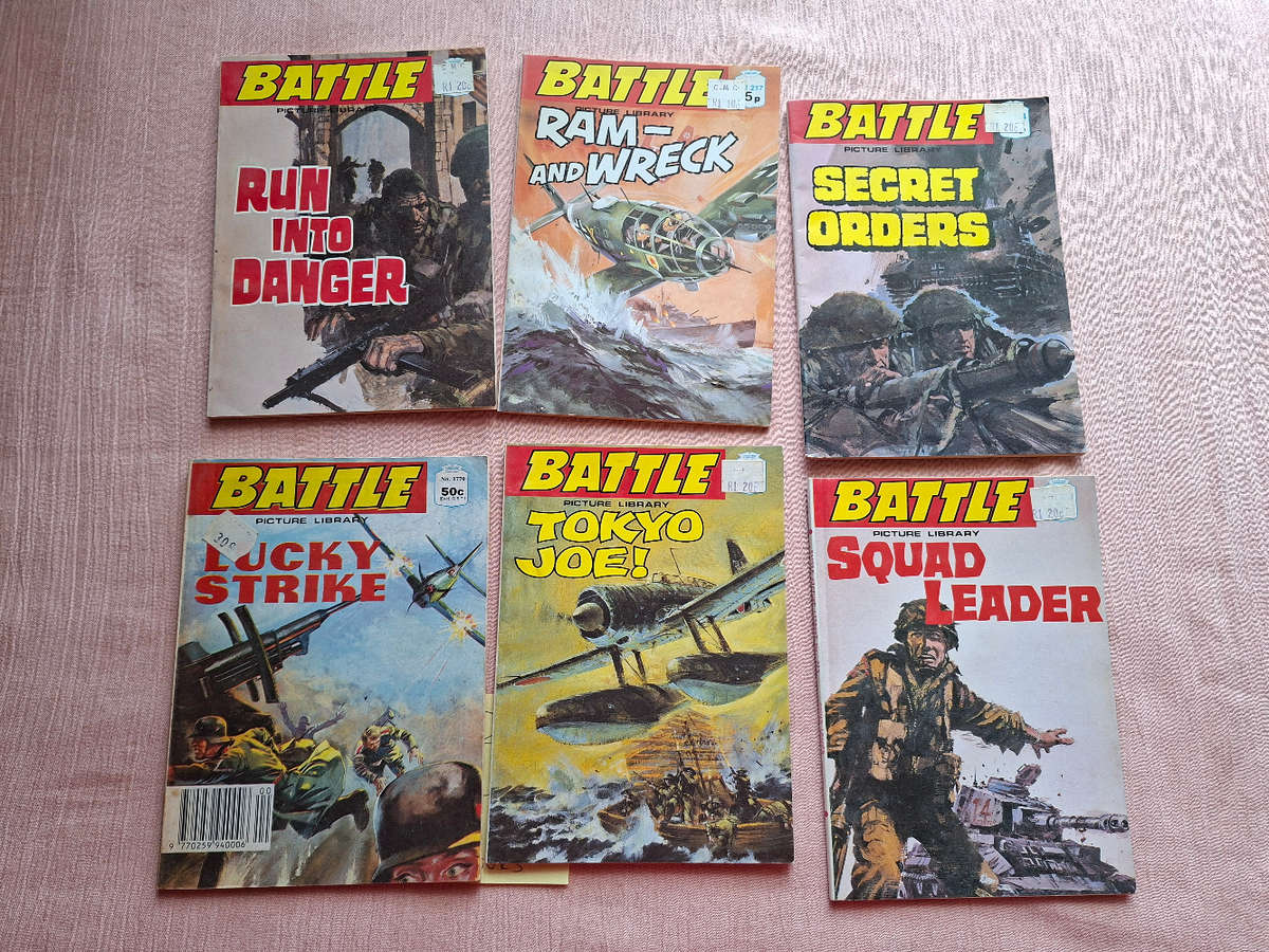 Battle Picture Library books x 11