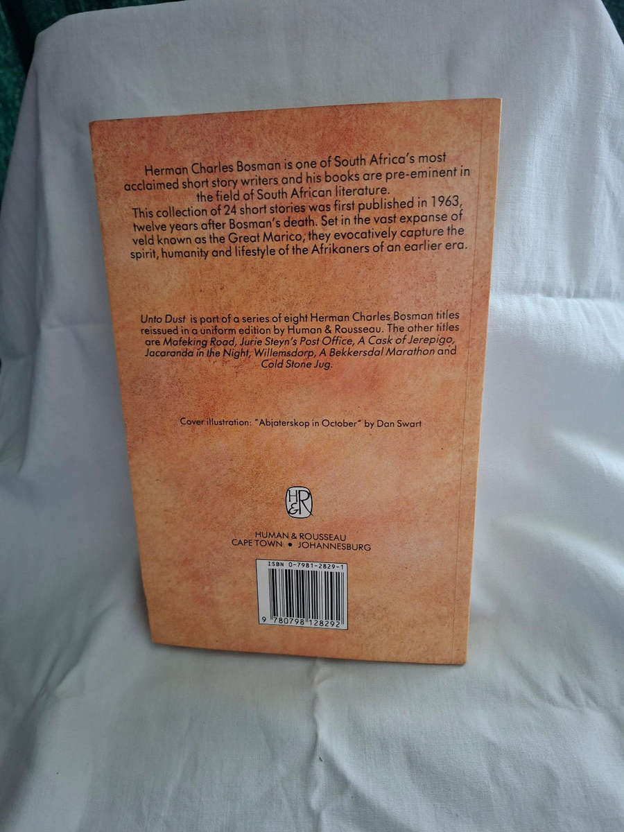 Herman Charles Bosman Unto Dust