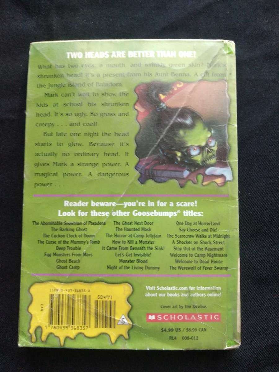 R. L. Stine Goosebumps How I Got My Shrunken Head