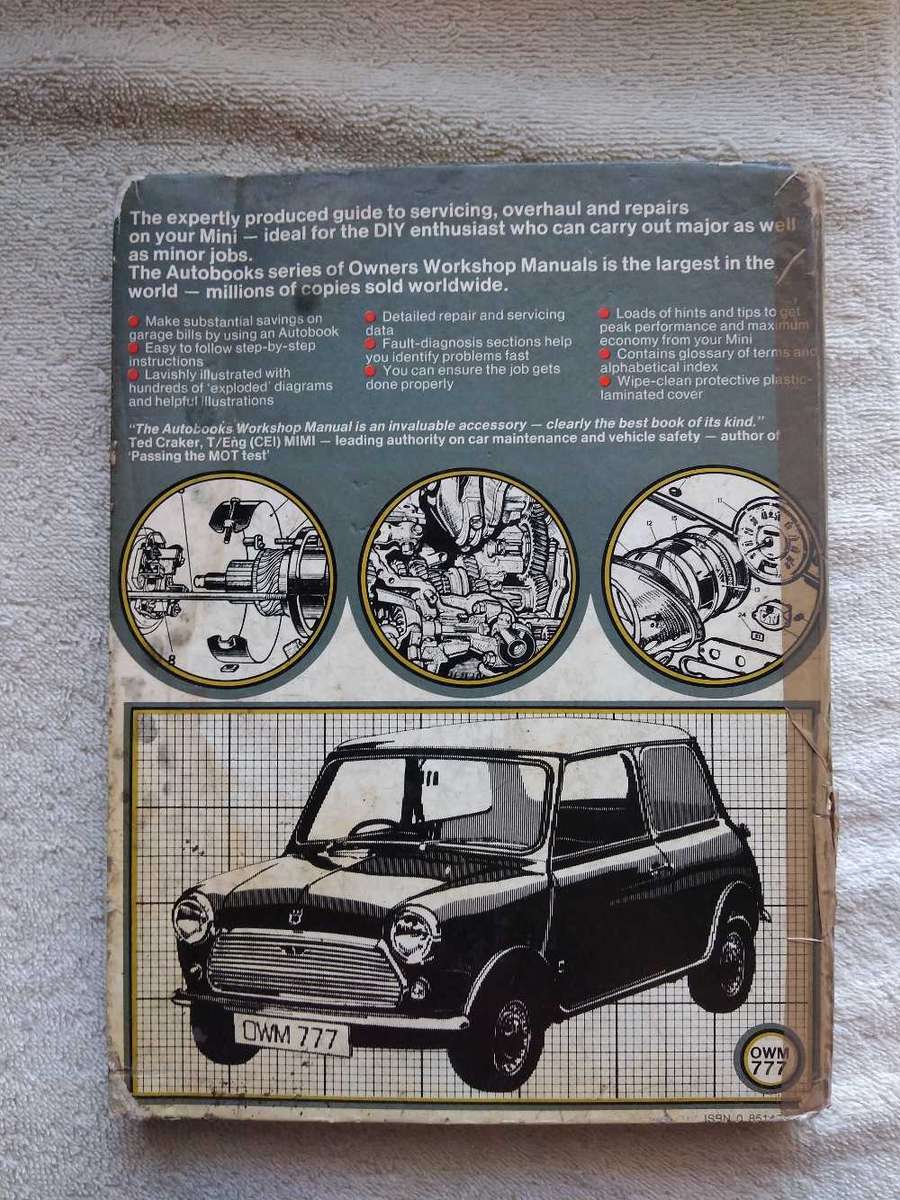 Autobooks Mini Owners Workshop Manual