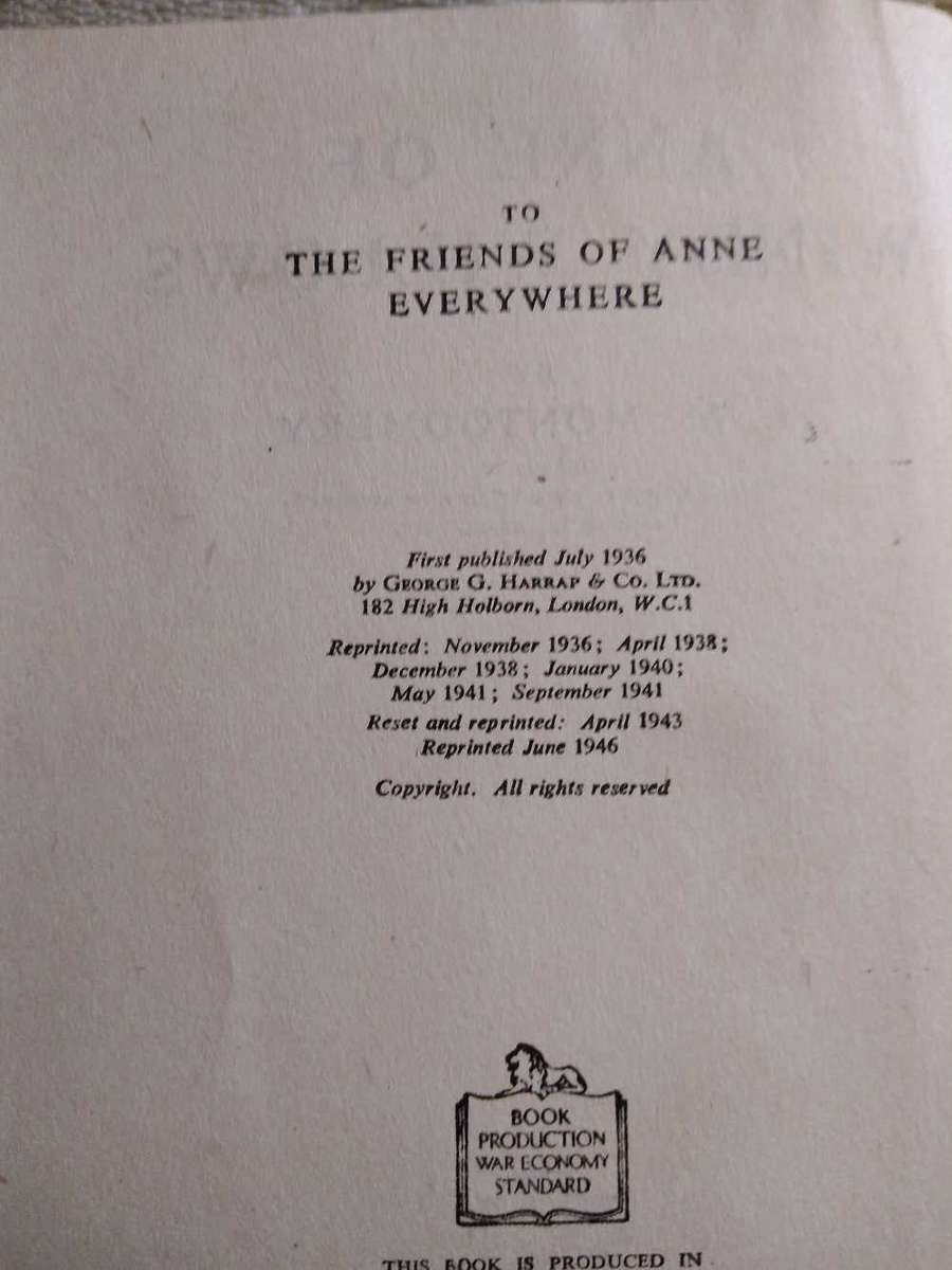 L. M. Montgomery Anne of Windy Willows