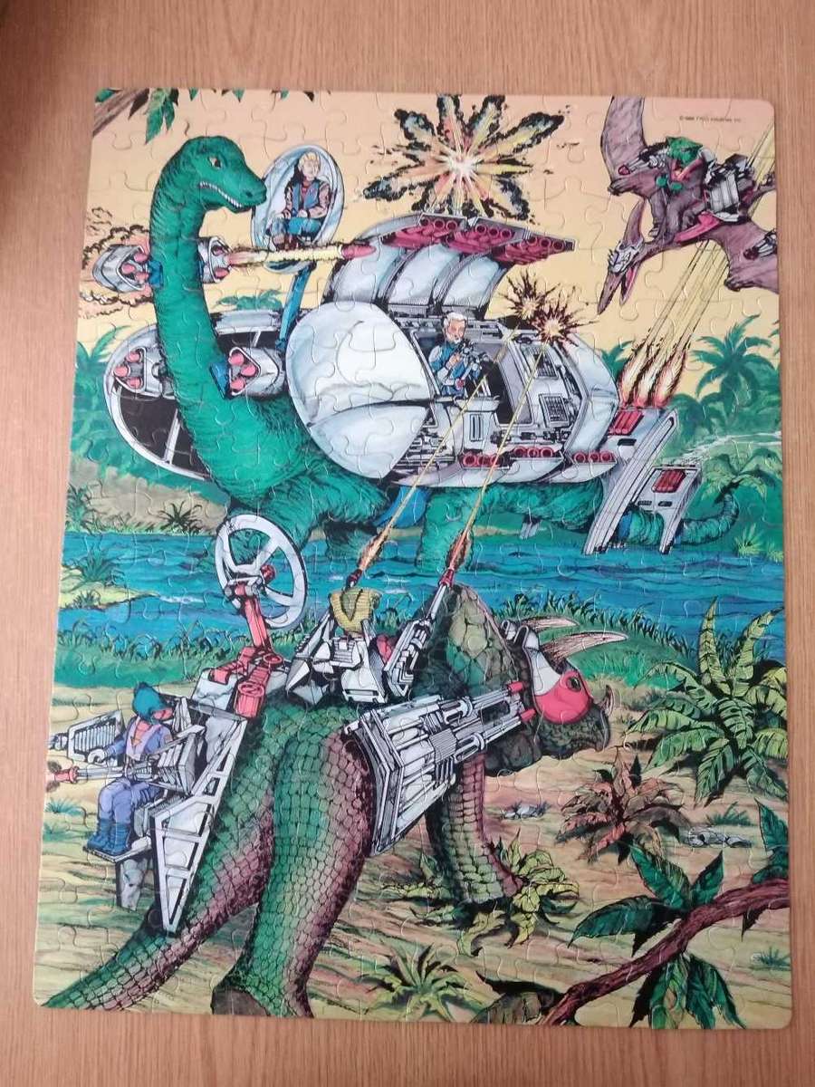 Dino Riders 200 piece puzzle