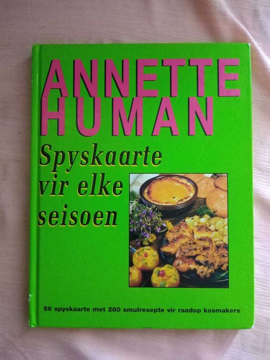 Annette Human Spyskaarte vir elke seisoen