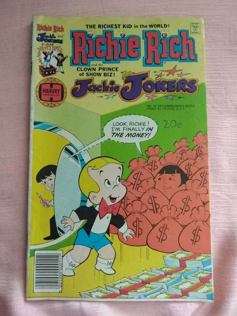Richie Rich and the Clown Prince of show biz Jackie Jokers