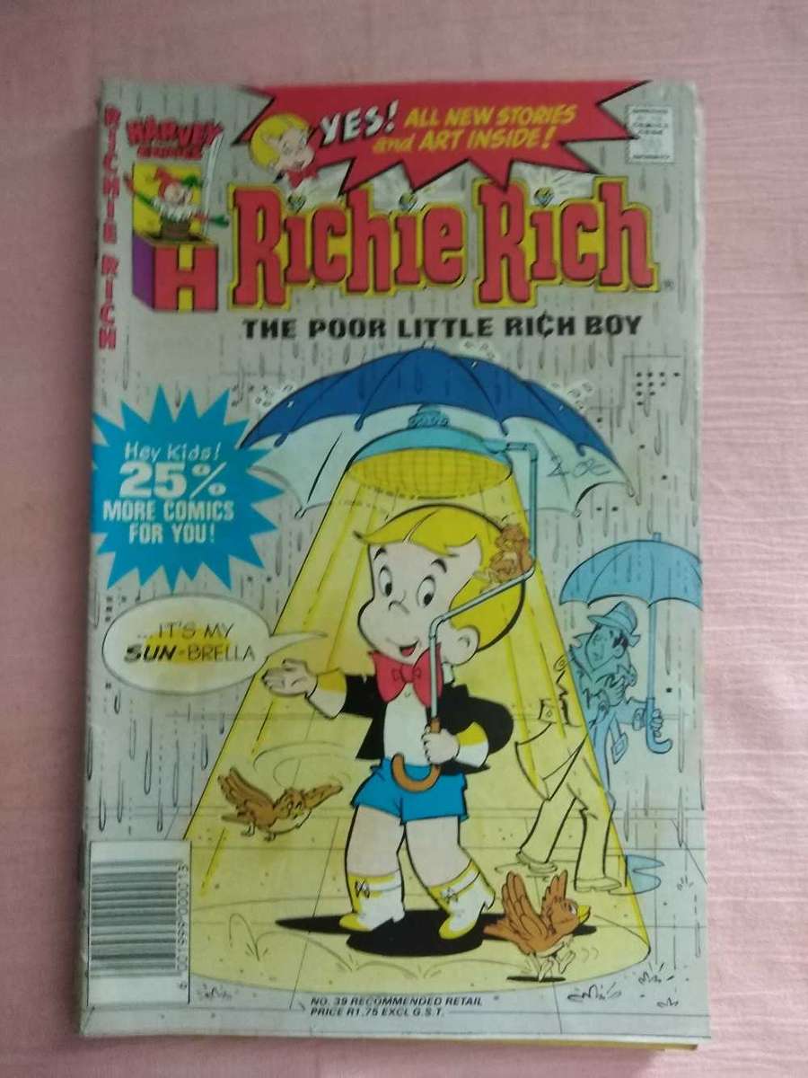 Richie Rich the poor little rich boy