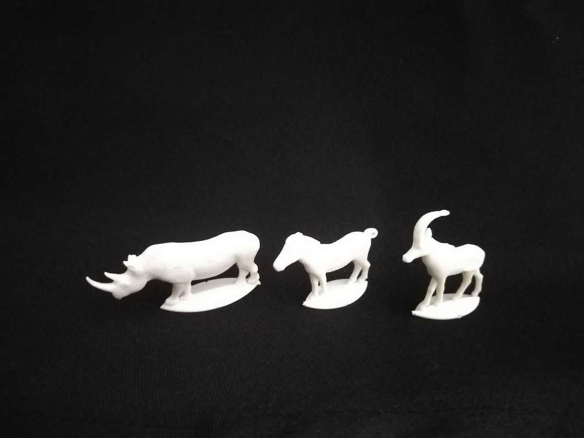 11 African Animals Hard Plastic