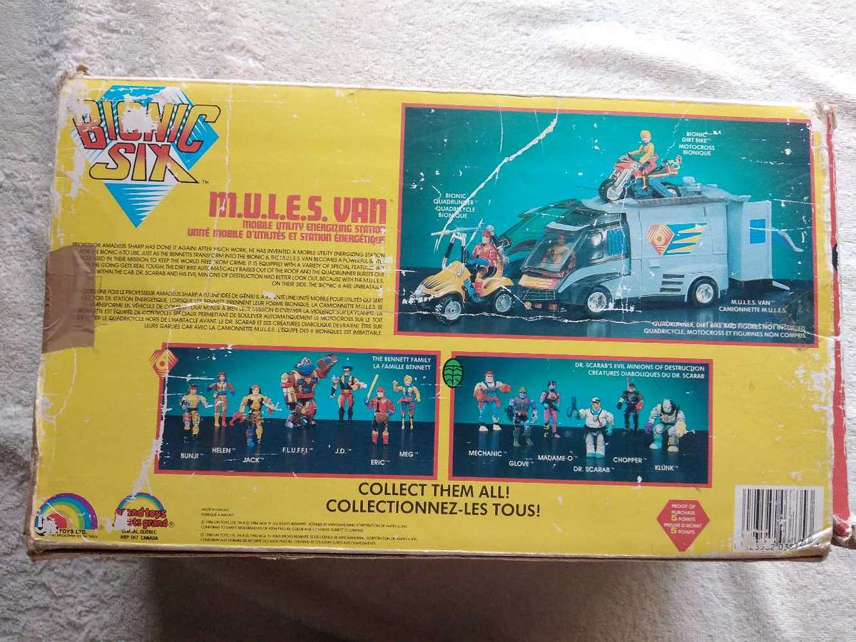 Bionic Six M.U.L.E.S VAN 1986