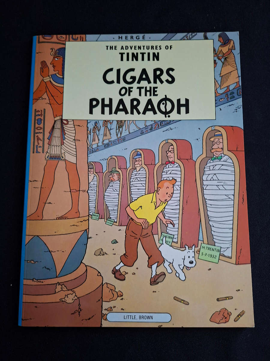 Hergé The Adventures of TinTin Cigars of the pharaoh