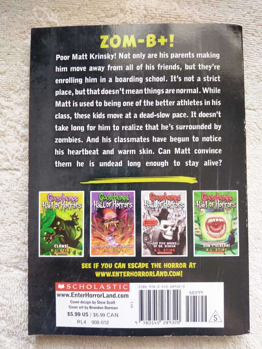 R. L. Stine Goosebumps Hall of Horrors