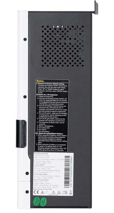 MUST PV18-3024 VPM High Frequency Off Grid Solar Inverter (24VDC/3KW)
