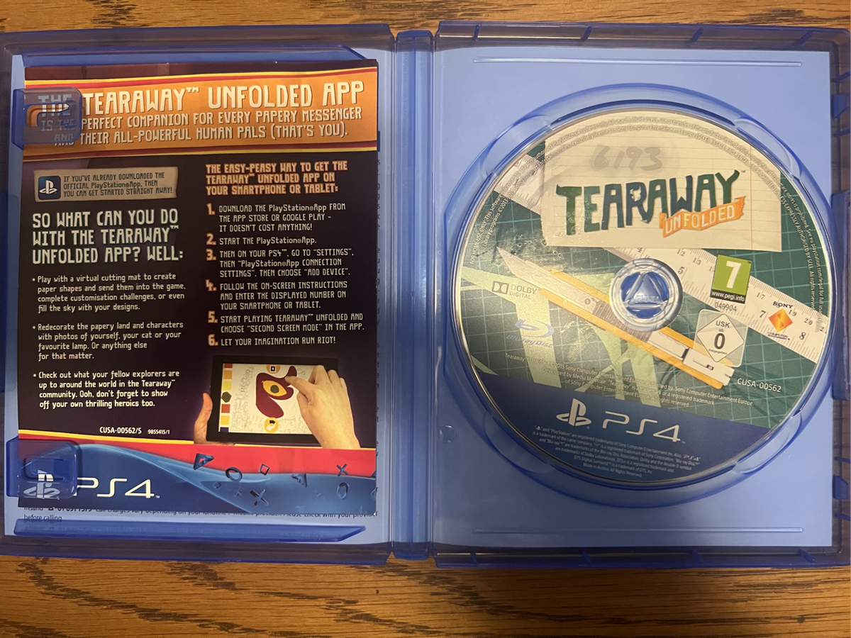 Tear away Unfolded PS4