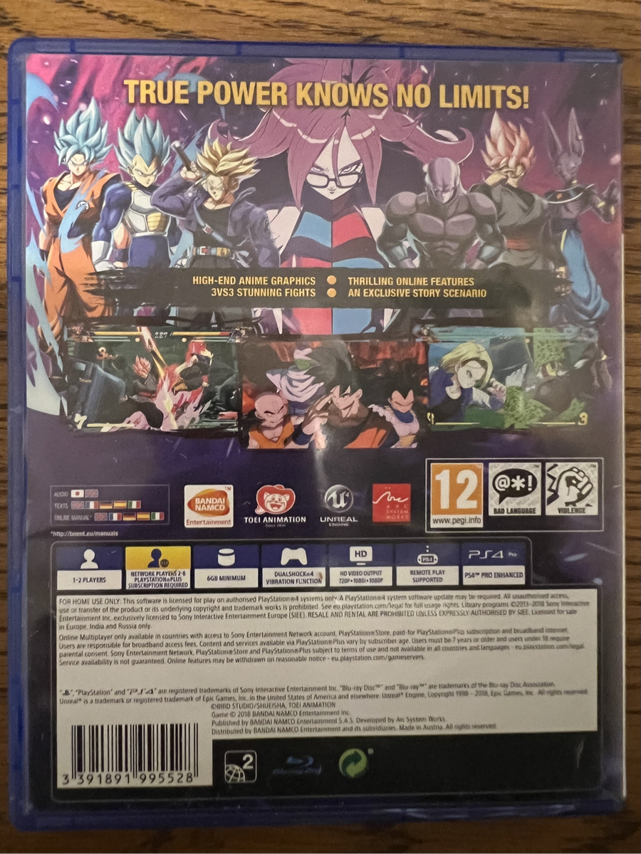 Dragonball FighterZ PS4