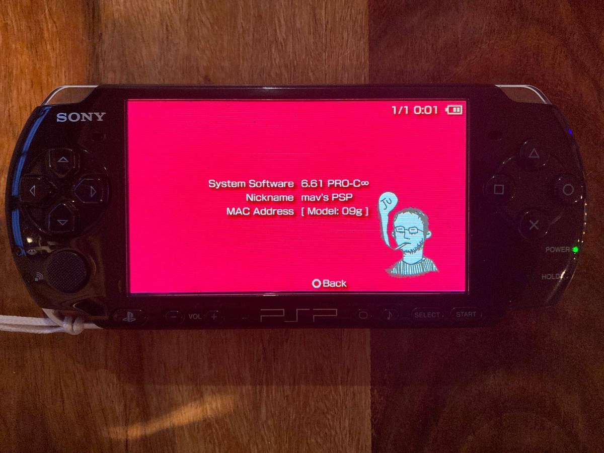 PSP-3000 *Black* Modded