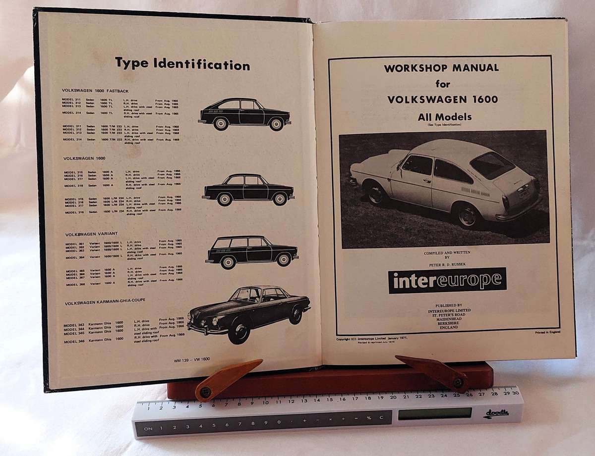 Volkswagen 1600 (from 1965) - Workshop Manual -intereurope(139)