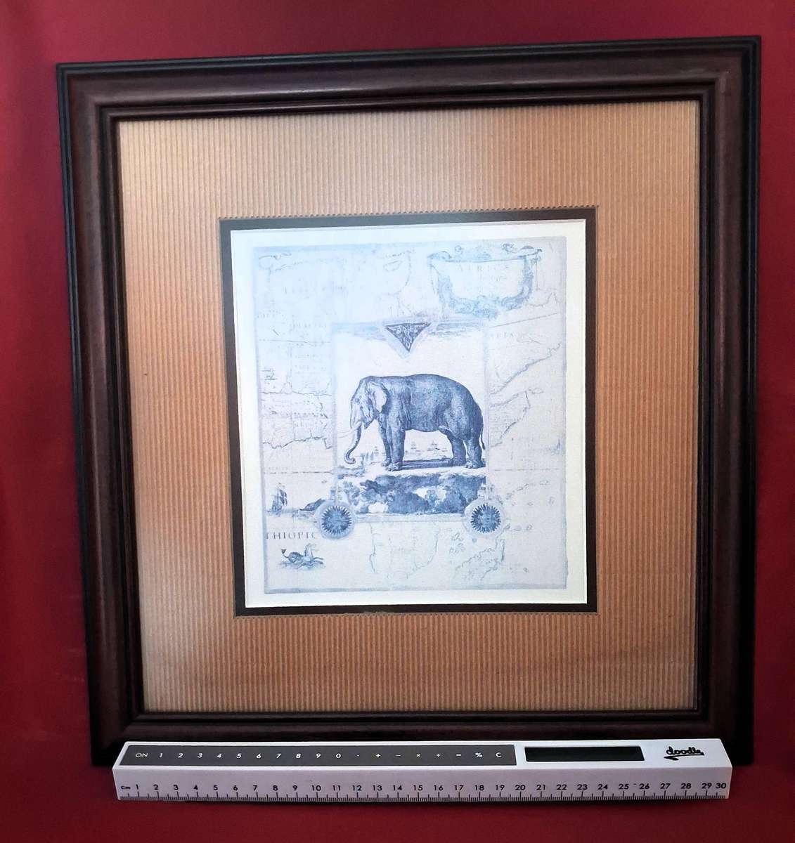 Set of 4 Framed Animal Prints  Professionally Framed  Very Good Condition