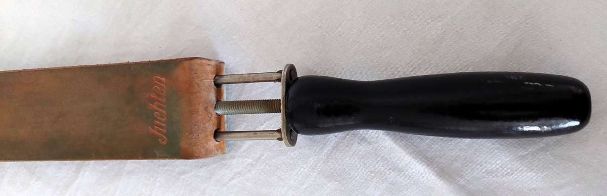 Vintage (adjustable) straight razor leather strop - Made in Germany (Herold Solingen)