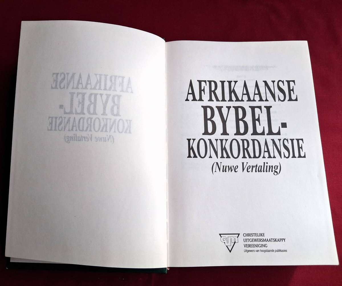 Afrikaanse Bybel Konkordansie( Nuwe Vertaaling) (1996, 1st EDITION)